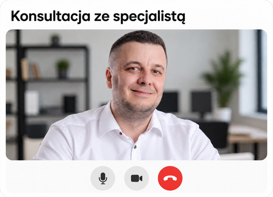 Konsultacja ze specjalistą: rozmowa wideo online z Grzegorzem